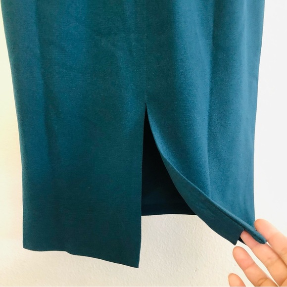 Dress the Population Tiffany Pine One-Shoulder Evening Midi Dress Size L - Picture 10 of 16